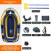 Inflatable Fishing Boat - Heavy-Duty Raft For Kayaking River Drifting & Water Sports (Portable Non-Slip Deck Includes Repair Kit & Pump)_desvips.com