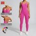 Seamless Backless Yoga Bodysuit Fitness Dance Sports Tight Fitting Halter One Piece Yoga Wear_desvips.com