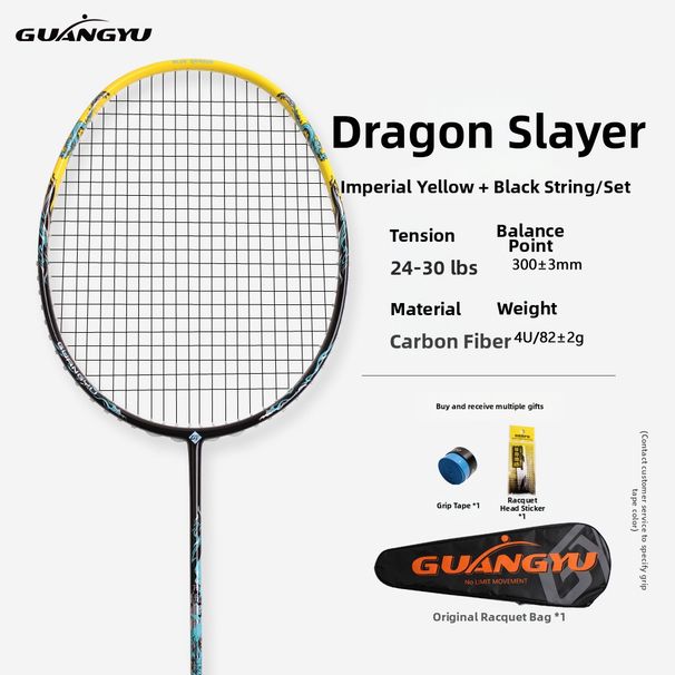 Lightweight Badminton Rackets All Carbon Fiber 4U High Tension Offensive Racquets For Men And Women Couple Rackets_desvips.com