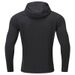 KOOSSOASISMen's Sports Jacket, Spring And Summer Elastic Quick-drying Outerwear, Outdoor Running Fitness Training Top, Hooded Sweatshirt Cardigan._desvips.com