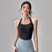 All-in-One Sports Shockproof Gathered Outer Breathable Running Bra Beautiful Back Halter Yoga Vest For Women_desvips.com