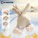 Women's Cycling Gloves Touchscreen Cold-Proof Fleece-Lined Warm Cute Windproof Autumn Winter Large Wool Mouth German_desvips.com
