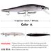 Jindian Minnow Sea Lure Industrial Printing Simulation Hard Fishing Bait Length 11.94cm/14.47g DW403_desvips.com