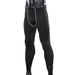 Men's White Stretch Capri Pants Quick Drying Compression Sports Tights For Running Training Fitness Basketball Leggings_desvips.com