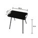Outdoor Camping Portable Quick-Deploy Lightweight Foldable Multifunctional Carbon Steel Barbecue Table_desvips.com