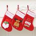 001 In Stock Small Size Brushed Fabric Santa Claus Snowman Candy Gift Bags Decoration Christmas Socks_desvips.com
