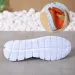 Mesh Knitted Striped Flats Shoes For Women 2024 Summer Lace Up Casual Sneakers Woman Breathable Soft Sole Loafers Plus_desvips.com