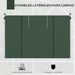 2 Paredes Laterales Para Carpa 295x195 Cm Con Ventana Enrollable Y Puerta Con Cremallera Para Carpa 3x3 M O 3x6 M Verde_desvips.com