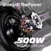 48V 500W Carbon Steel Ebike Electric Bike Multi-Shock Absorption City Commuter Adult Electric Bicycle 14"Road Tires With Basket_desvips.com
