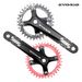 EVOSID Mountain Bike Crankset 104BCD Square Hole Crank 8/9/10/11/12 Speed Modified Single Chainring_desvips.com