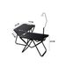Outdoor Camping Portable Quick-Deploy Lightweight Foldable Multifunctional Carbon Steel Barbecue Table_desvips.com