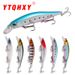 Lure Bait Six Colors Long Distance Floating Water Type Ringing Beads Minnow 14.6cm15g Laser Three Hook Bait Attack Upturned Mouth Bass_desvips.com