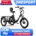 ONESPORT OT30 PRO 20" 3-Wheel Folding E-Trike 500W Motor 48V 18Ah Battery_desvips.com