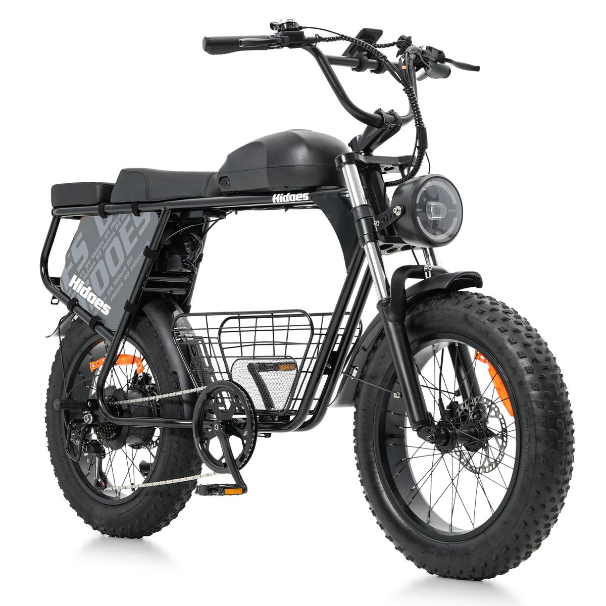 Hidoes HD-B9 Electric Dirt Bike, 48V 33.8Ah Dual Battery, 20"x4.0" All-Terrain Tires_desvips.com