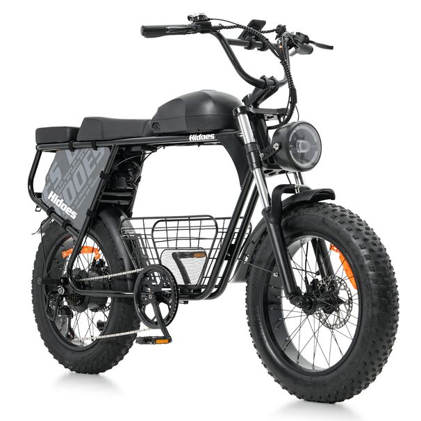 Hidoes HD-B9 Electric Dirt Bike, 48V 33.8Ah Dual Battery, 20"x4.0" All-Terrain Tires_desvips.com