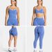 TEVEO Women's Color-Block Shockproof Sports Bra & Tank Top Set With Shorts & Pants, Outdoor Fitness, High Waist Hip-Lifting Quick-Dry_desvips.com