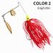 Bearded Man Composite Sequin Lure Rotating Freshwater Sea Fishing Perch Lure 8.2g/10g_desvips.com