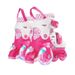 Flashing Kids Inline Skates-Adjustable Size,Suitable For Boys & Hirls,Beginner Roller Skates Wwith Light-up Wheels_desvips.com