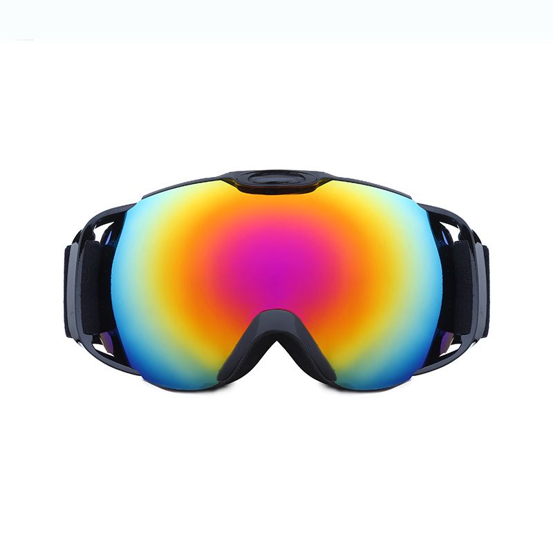Ski Goggles Outdoor Motorcycle Riding Gear Mountaineering Protective Glasses / Double-Layer Anti-Fog HX05 With Handle_desvips.com