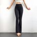 Flared Yoga High Waist Hip Lift Outdoor Pilates Professional Fitness Tight Wide Leg Slimming Sports Pants For Women_desvips.com