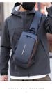 Password Lockbone Bag Anti-theft Film Waterproof USB Charging Port Multifunctional Sports Single-shoulder Crossbody Motorcycle Riding Bag_desvips.com