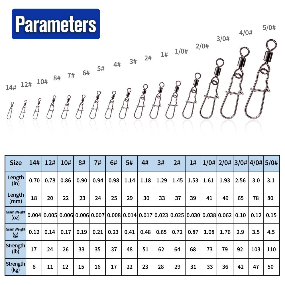 American Enhanced Pin Bearing Swivel Lure Connector Quick Connect Accessories_desvips.com