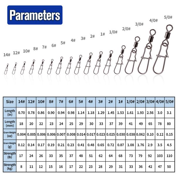 American Enhanced Pin Bearing Swivel Lure Connector Quick Connect Accessories_desvips.com