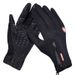 Cycling Gloves Touch Screen Ski Gloves, Cycling Gloves, Men's And Women's Fleece Water Repellent Zipper Electric Vehicle Gloves_desvips.com
