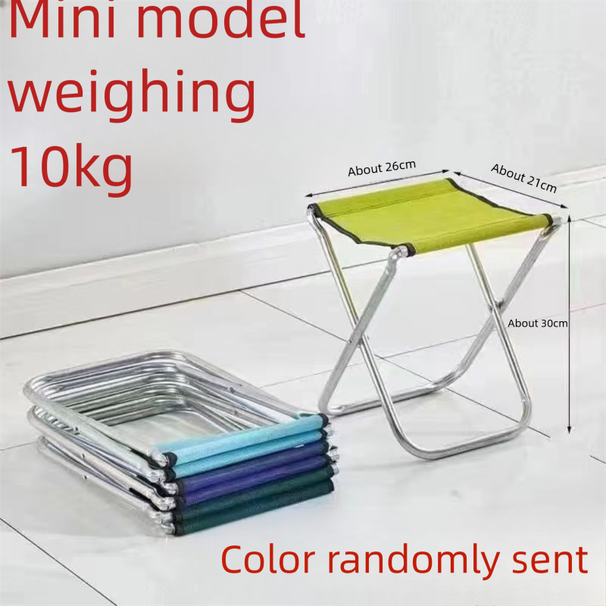 Small Portable Ultra-light Travel Handbag Fishing Camping Chair Handbag-style Folding Stool For Queuing_desvips.com