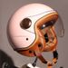 Retro motorcycle helmet Men's and women's electric pedal half cover 3/4 half helmet Four seasons Bluetooth_desvips.com