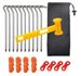 Cross-Border Question Mark 7-Type Aluminum Alloy Ground Pegs Camping Tent Canopy Accessories Windproof Rope_desvips.com