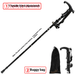 New Light Short Folding Hiking Pole, Aluminum Alloy Retractable Cane, Outdoor Hiking Hiking Equipment Crutch Stick_desvips.com