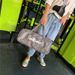Outdoor Sports Fitness Bag Women's One Shoulder Training Bag Men's Shoe Yoga Bag Large Capacity Portable Short Distance Cylindrical Travel Bag_desvips.com