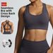 Quick Drying Soft Back Yoga Bra Shockproof Sports Fitness Vest European American Style Running Outerwear_desvips.com