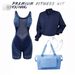 Women's Snakeskin Design Seamless Suspender High Elastic Tummy Control Yoga Bodysuit Breathable Mesh Fitness Shorts Sports Bra_desvips.com