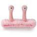 SuPoo Snail Face Wash Headband - Light Pink, Made Of Soft Microfiber Material, Fun Design, One Size Fits All, Highly_desvips.com