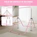 Expandable Gymnastics Bar For Kids - Height Adjustable Junior Training Bar For Home, Folding Gymnastic Horizontal Bars Equipment Pink_desvips.com