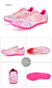 Professional Plastic Track Spikes Men's And Women's Sprint Shoes Competition Running Long Jump 8 Spikes_desvips.com