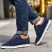 Booster Shoes Lift Men Elevator Sneakers Height Increase Insole 6CM Sport Black Blue Brown_desvips.com