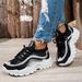 Women's Casual Shoes Classics Style Sneakers Athletic Trainers Outside Sports Running Walking Skateboard Breathable Antislip Low-top Lace Up_desvips.com