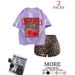 Cross-border Digital 3D Printed Women's Custom-printed Loose Sports Suit Top Short-sleeve T-shirt For Summer_desvips.com