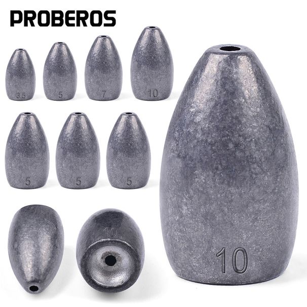 Texas Free Group Bullet Head Fishing Anti-Hook Bottom Lead Sinker Lure Accessories_desvips.com