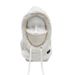 Winter Skiing Fleece-Lined Thickened Pullover With Neck Warmer Mask Women, Ear Protection, Windproof Cotton Hat For_desvips.com