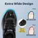 Fittington Extra Wide Hiking Breathable Casual Sneakers Non-Slip Outdoor Walking Sports Shoes With High Arch Support_desvips.com