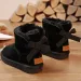 EBV Designer Free Shipping High Quality Cowhide Bow Snow Boots Genuine Leather Keep Warm Outdoor Non Slip Thick Cotton_desvips.com