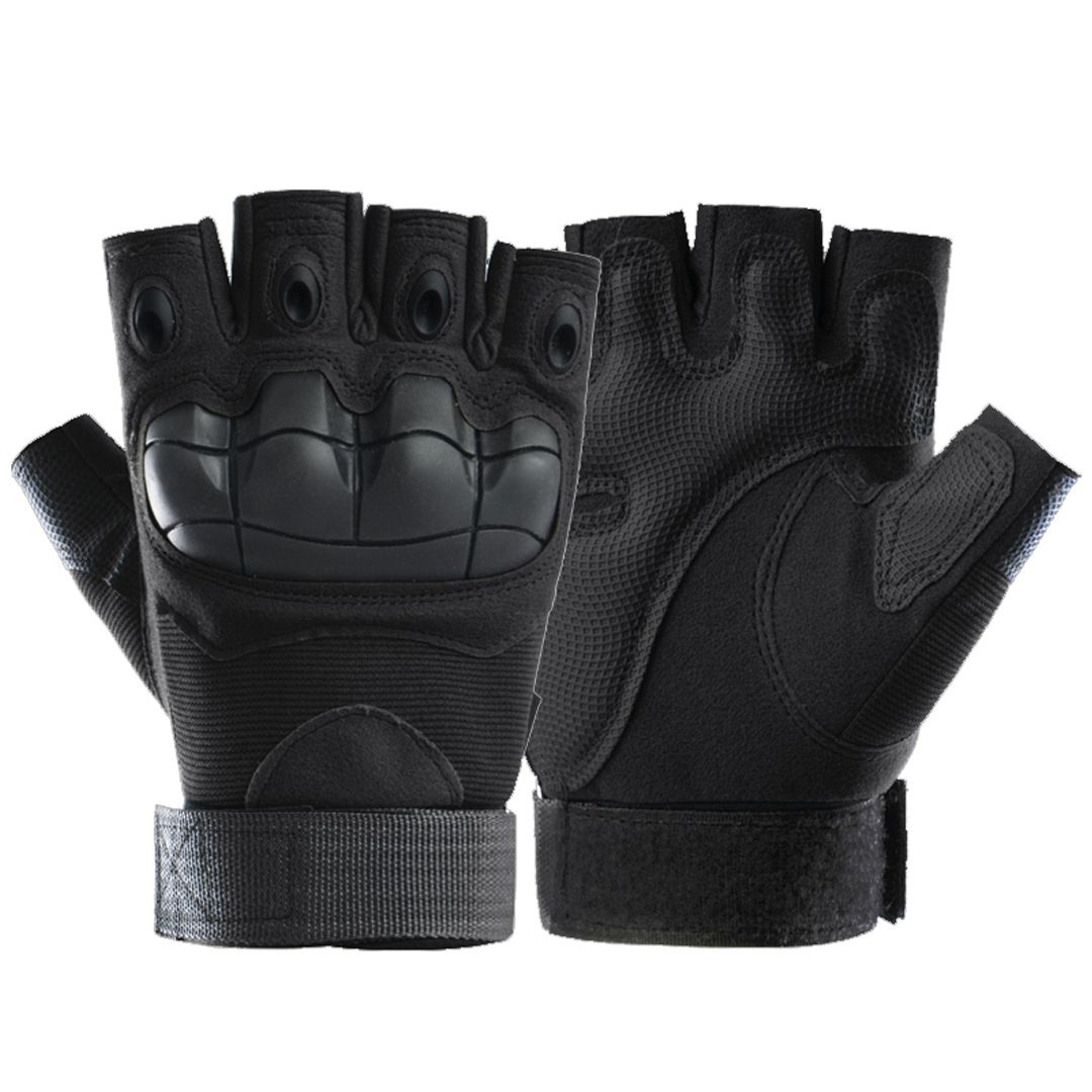 Tactical Gloves Men Blackhawk Full Military Enthusiast Outdoor Hiking Training Fitness Cycling Half Finger_desvips.com