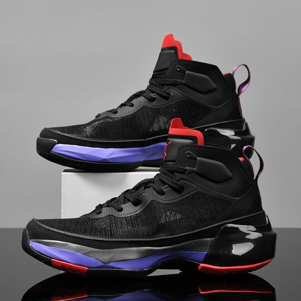 23 Men's Women's Summer New Elastic Basketball Shoes, Anti Slip And Wear-resistant Mesh Breathable High Top Sports Shoes_desvips.com