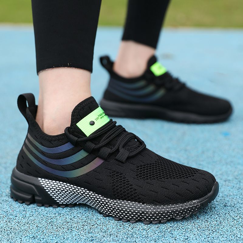 Brand Breathable Mesh Running Men's Shock-absorbing Cushion Sports And Leisure Shoes Sneakers For Sale_desvips.com