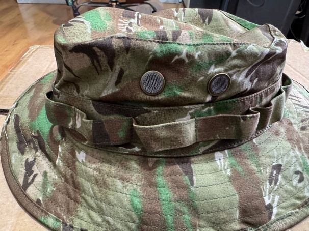 Outdoor Round Edge Hat All Terrain Tiger Pattern Camouflage Suitable For Outdoor/fishing/hiking/hiking, Etc_desvips.com