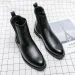 British Style Men Mid Calf Dress Business Formal Ankle Boots Autumn Men's Split Leather Shoes 240830_desvips.com